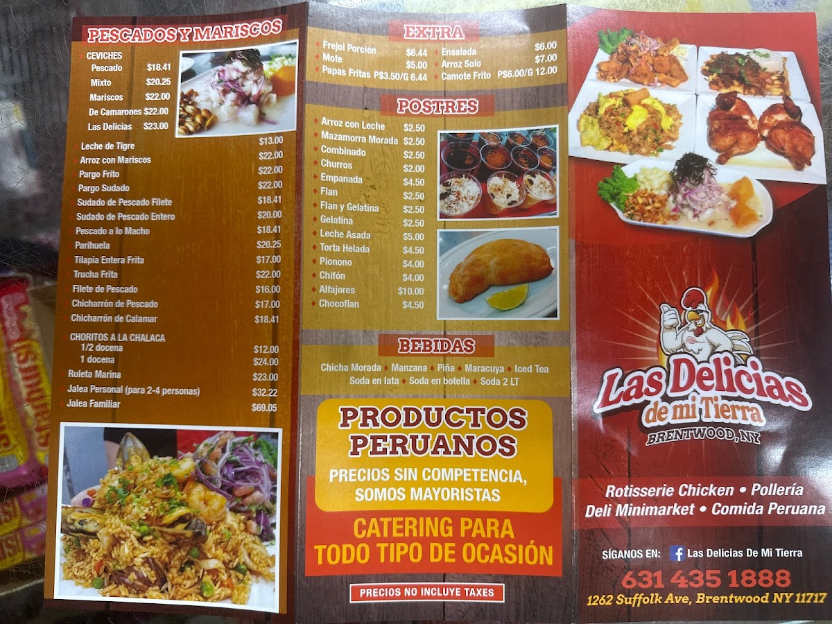 Las Delicias De Mi Tierra Menu - Image 2