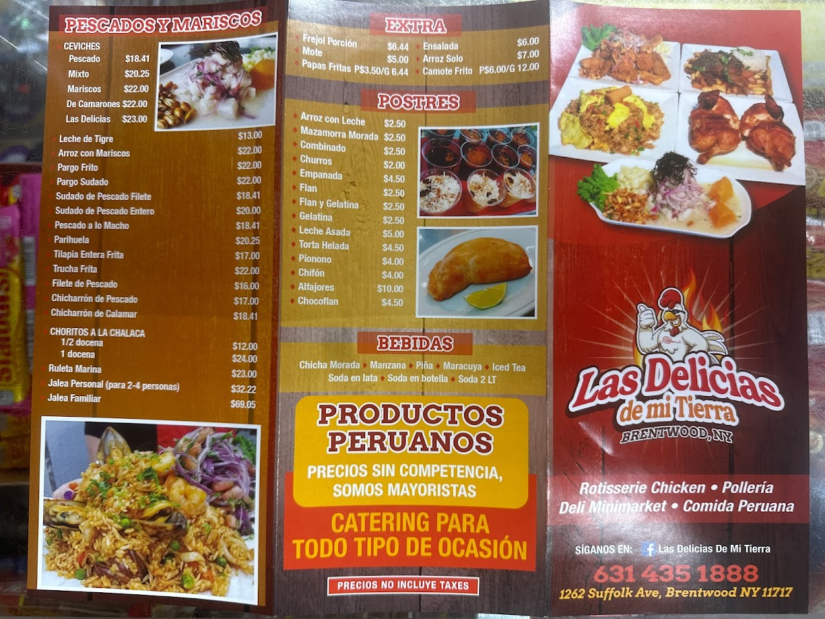 Las Delicias De Mi Tierra Menu - Image 3